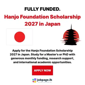 Hanjo Scholarship Foundation Scholarship 2027 in Japan | Fully Funded