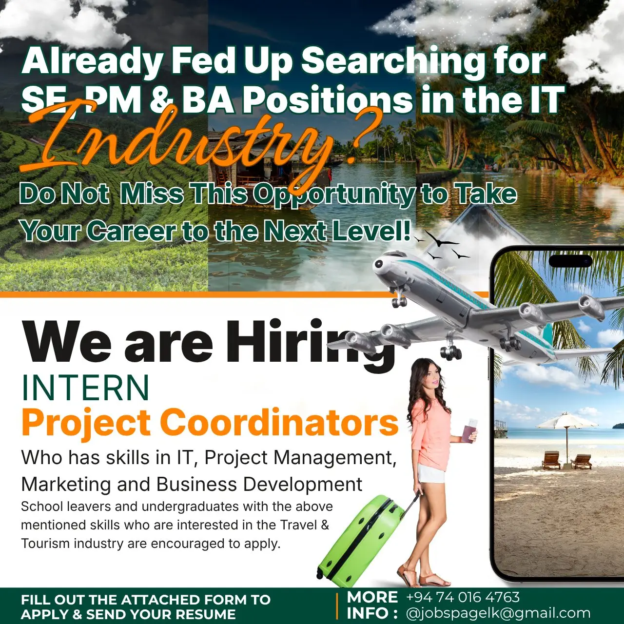 Project Coordinator - Travel & Tourism